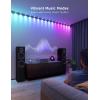 imageGovee RGBIC String Downlights Smart LED String Lights Works with Alexa Color Changing Indoor Wall Light Fixture for Party Music Sync 98ft with 15 LEDs WhiteWhite