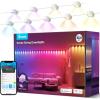 imageGovee RGBIC String Downlights Smart LED String Lights Works with Alexa Color Changing Indoor Wall Light Fixture for Party Music Sync 98ft with 15 LEDs WhiteWhite