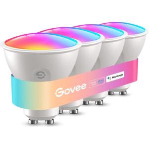imageGovee GU10 LED Bulb Smart GU10 Light Bulbs Dimmable Color Changing Light Bulbs 85 Dynamic Scenes WiFi ampamp Bluetooth LED Bulbs Work with Alexa Google Assistant Syncs with Music 4 Pack