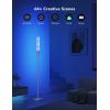 imageGovee RGBIC Cylinder Floor Lamp LED Corner Floor Lamp with WiFi App Control Smart Lamp with 64 Scenes DIY Mode Music Sync 1500 Lumens Modern Lamp for Bedroom Living Room