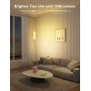 imageGovee RGBIC Cylinder Floor Lamp LED Corner Floor Lamp with WiFi App Control Smart Lamp with 64 Scenes DIY Mode Music Sync 1500 Lumens Modern Lamp for Bedroom Living Room