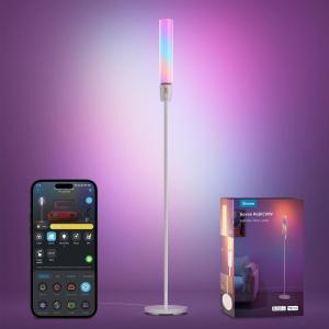 imageGovee RGBIC Cylinder Floor Lamp LED Corner Floor Lamp with WiFi App Control Smart Lamp with 64 Scenes DIY Mode Music Sync 1500 Lumens Modern Lamp for Bedroom Living Room