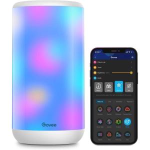 imageGovee RGBIC Table Lamp Smart Lamp Work with Alexa LED Lamp with Music Sync and 43 Scene Modes Color Changing Lamp for Bedroom Decor Dimmable Night Light Corded Electric