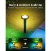 imageGovee Outdoor Pathway Lights 2 IP66 Waterproof Patio Lights 60 Scene Modes Landscape Lighting for Yard Garage Garden Lawn Outdoor Decor Works with Alexa Google Assistant Matter Wired 4 Pack