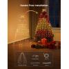 imageGovee Christmas Tree Lights Smart RGBIC 480 LEDs Christmas Lights Outdoor 66ft  24 String Lights for Holiday Decor IP65 Waterproof Music Sync Voice Control 60 Scene Modes Green Wire