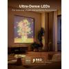 imageGovee Curtain Lights Pro Upgraded 960 LEDs Smart Color Changing LED Curtain Lights with AIGC Dynamic DIY String Lights for Bedroom Living Room Holiday Decor Outdoor IP67 Waterproof 541577ft