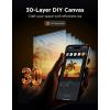 imageGovee Curtain Lights Pro Upgraded 960 LEDs Smart Color Changing LED Curtain Lights with AIGC Dynamic DIY String Lights for Bedroom Living Room Holiday Decor Outdoor IP67 Waterproof 541577ft