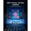 imageGovee Curtain Lights Pro Upgraded 960 LEDs Smart Color Changing LED Curtain Lights with AIGC Dynamic DIY String Lights for Bedroom Living Room Holiday Decor Outdoor IP67 Waterproof 541577ft