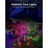 imageGovee Outdoor Tree Lights 3Pack RGBWIC LED Landscape Lighting IP67 Waterproof Outdoor Lights for Yard Patio Garden 66 Scene Modes with App Control Works with Alexa Google Assistant Matter