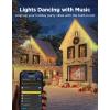 imageGovee Icicle Lights Smart RGBIC Christmas Lights for Outside 33ft with 400 LEDs Icicle Christmas Light Outdoor IP67 Waterproof Music Sync Voice Control 78 Scene Modes for Holiday Decor33ft
