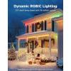 imageGovee Icicle Lights Smart RGBIC Christmas Lights for Outside 33ft with 400 LEDs Icicle Christmas Light Outdoor IP67 Waterproof Music Sync Voice Control 78 Scene Modes for Holiday Decor33ft