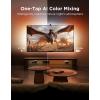imageGovee TV Backlight 3 Pro with HDR Triple Camera 118ft 5in1 RGBWWIC LED Strip Lights That Change with 5565 Inch TVs 75LEDsm Supports AI Filter Smart App and Vioce Control DreamView Sync118FT for 5565 TV