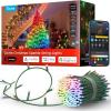 imageGovee Christmas Sparkle String Lights 66ft RGBWIC String Lights with 250 BulletHead LEDs AppControlled 140 Scene Modes Shape Mapping Music Sync Works with Alexa Indoor Holiday Decorations66ft
