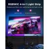imageGovee TV LED Backlight 2 144ft Cuttable TV Lights for 3270 Inch TVs Color Changing RGBWIC LED Strips Lights with 210 Scene Modes ampamp Music Sync Smart APP and Voice Control Easy Install144ft
