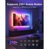 imageGovee TV LED Backlight 2 144ft Cuttable TV Lights for 3270 Inch TVs Color Changing RGBWIC LED Strips Lights with 210 Scene Modes ampamp Music Sync Smart APP and Voice Control Easy Install144ft