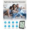 imageGovee Digital Hygrometer Indoor Thermometer Room H5075 Bluetooth Temperature Humidity Meter with 164ft Remote App Control Notification Alerts 2 Years Data Storage Export for Bedroom Wine CellarBlack