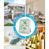 imageGovee Digital Hygrometer Indoor Thermometer Room H5075 Bluetooth Temperature Humidity Meter with 164ft Remote App Control Notification Alerts 2 Years Data Storage Export for Bedroom Wine CellarGrey