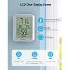 imageGovee Digital Hygrometer Indoor Thermometer Room H5075 Bluetooth Temperature Humidity Meter with 164ft Remote App Control Notification Alerts 2 Years Data Storage Export for Bedroom Wine CellarGrey