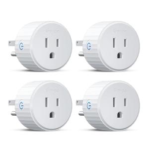 imageGovee Smart Plug WiFi Plugs Work with Alexa ampamp Google Assistant Smart Outlet with Timer ampamp Group Controller WiFi Outlet for Home No Hub Required ETL ampamp FCC Certified 24G WiFi Only 4 Pack4