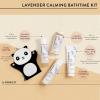 imageThe Honest Company Lavender Bathtime Essentials Bundle  Shampoo  Body Wash Conditioner Face  Body Lotion Bubble Bath Panda Bath Mitt  Naturally Derived TearFree Hypoallergenic