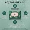 imageThe Honest Company PlantBased Flushable Wipes  99 Water Hypoallergenic EWG Verified Safe to Flush  Fragrance Free 42 CountUnscented