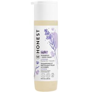 imageThe Honest Company 2in1 Cleansing Shampoo  Body Wash for Sensitive Skin  Gentle for Baby  Naturally Derived Tearfree Hypoallergenic  Fragrance Free 10 fl ozLavender Calm