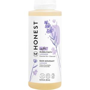imageThe Honest Company Foaming Bubble Bath  Gentle for Baby  Naturally Derived Tearfree Hypoallergenic  Fragrance Free Sensitive 12 fl ozLavender Calm