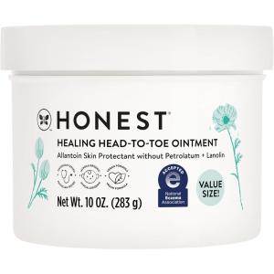 imageThe Honest Company Head to Toe MultiPurpose Healing Ointment  Gentle for Baby  Hypoallergenic Vegan AllantoinPowered  5 ozValue Size Healing Ointment  10 oz