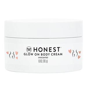 imageThe Honest Company Honest Mama Glow On Body Cream  Hydrates Firms  Tightens Skin  Shea Butter Avocado Oil Vitamin E  6 ozUnscented
