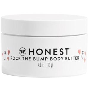 imageThe Honest Company Honest Mama Rock The Bump Body Butter  Moisturizing Stretch Mark Cream  Shea Butter Avocado Oil Vitamin E  4 ozShea Butter