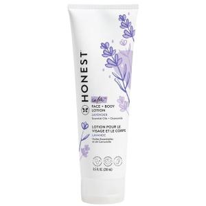 imageThe Honest Company Hydrating Face  Body Lotion  Fast Absorbing Naturally Derived Hypoallergenic  Fragrance Free Sensitive 85 fl ozLavender Calm