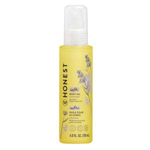 imageThe Honest Company Lavender Infused Calming Body Oil  Moisturize Nourish  Soothe Babys Skin  PlantBased Hypoallergenic Vegan  40 fl ozLavender Calm