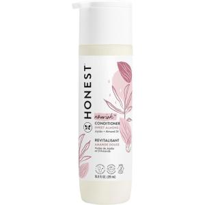 imageThe Honest Company SiliconeFree Conditioner  Gentle for Baby  Naturally Derived Tearfree Hypoallergenic  Fragrance Free Sensitive 10 fl ozSweet Almond Nourish