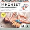 imageThe Honest Company Clean Conscious Diapers  PlantBased Sustainable  Limited Edition Prints  Club Box Size 6 35 lbs 40 CountBeary Cool  Big Trucks