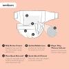 imageThe Honest Company Clean Conscious Diapers  PlantBased Sustainable  Limited Edition Prints  Club Box Size 6 35 lbs 40 CountRose Blossom  Tutu Cute