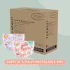 imageThe Honest Company Clean Conscious Diapers  PlantBased Sustainable  Limited Edition Prints  Club Box Size 6 35 lbs 40 CountSkys the Limit  Wingin It
