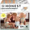 imageThe Honest Company Clean Conscious Diapers  PlantBased Sustainable  Limited Edition Prints  Club Box Size 6 35 lbs 40 CountSpace Travel  Orange You Cute