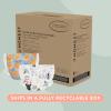 imageThe Honest Company Clean Conscious Diapers  PlantBased Sustainable  Limited Edition Prints  Club Box Size 6 35 lbs 40 CountSpace Travel  Orange You Cute