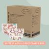 imageThe Honest Company Clean Conscious Diapers  PlantBased Sustainable  Limited Edition Prints  Club Box Size 6 35 lbs 40 CountWingin It  Catching Rainbows