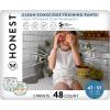 imageThe Honest Company Clean Conscious Training Pants  PlantBased Sustainable Diapers  Lets Color  See Me Rollin  Size 2T3T up to 34 lbs 66 CountLets Color  See Me Rollin