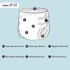 imageThe Honest Company Clean Conscious Training Pants  PlantBased Sustainable Diapers  Lets Color  See Me Rollin  Size 2T3T up to 34 lbs 66 CountLets Color  See Me Rollin