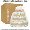 imageThe Honest Company Diaper Cake  Clean Conscious Diapers Baby Personal Care PlantBased Wipes  Turtle Time  Regular Size 1 814 lbs 35 CountBarnyard Babies