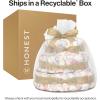 imageThe Honest Company Diaper Cake  Clean Conscious Diapers Baby Personal Care PlantBased Wipes  Turtle Time  Regular Size 1 814 lbs 35 CountRose Blossom