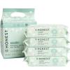 imageThe Honest Company 100 Organic Cotton Dry Wipes  Hypoallergenic for Sensitive Skin Dermatologist Tested Safe for Newborns  48 Count48 Count Pack of 4