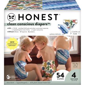 imageThe Honest Company Clean Conscious Diapers  PlantBased Sustainable  Limited Edition Prints  Club Box Size 6 35 lbs 40 CountTiedye for  Cactus Cuties