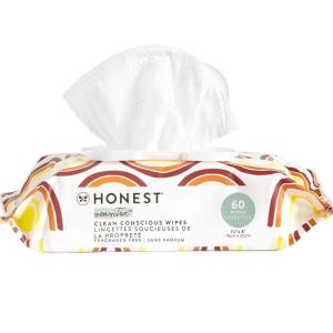 imageThe Honest Company Clean Conscious Unscented Wipes  Over 99 Water Compostable PlantBased Baby Wipes  Hypoallergenic for Sensitive Skin EWG Verified  Pattern Play 576 CountRainbow