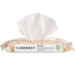 imageThe Honest Company Clean Conscious Unscented Wipes  Over 99 Water Compostable PlantBased Baby Wipes  Hypoallergenic for Sensitive Skin EWG Verified  Pattern Play 576 CountTerrazzo