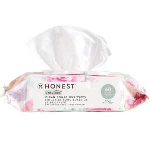 imageThe Honest Company Clean Conscious Unscented Wipes  Over 99 Water Compostable PlantBased Baby Wipes  Hypoallergenic for Sensitive Skin EWG Verified  Pattern Play 576 CountRose Blossom