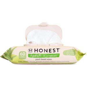 imageThe Honest Company Nourish  Cleanse Naturally Scented Wipes  Cleansing MultiTasking Wipes  99 Water PlantBased Hypoallergenic  Sweet Almond 240 CountAloe Cucumber Hydrate