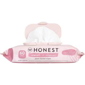 imageThe Honest Company Nourish  Cleanse Naturally Scented Wipes  Cleansing MultiTasking Wipes  99 Water PlantBased Hypoallergenic  Sweet Almond 240 CountSweet Almond Nourish
